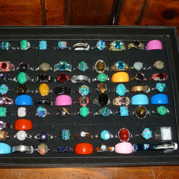 Rings - 4 for $20 - Random Pick- Gemstone Jewelry - Picture 3 of 8